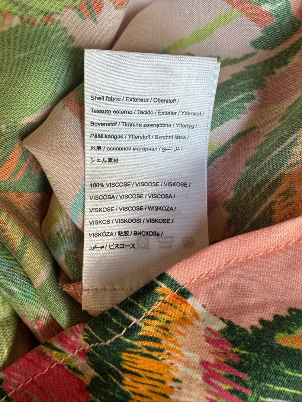 FARM Rio Macaw Leaves Print Tie-Waist Midi Dress, NWT, Size Small - Picture 8 of 9